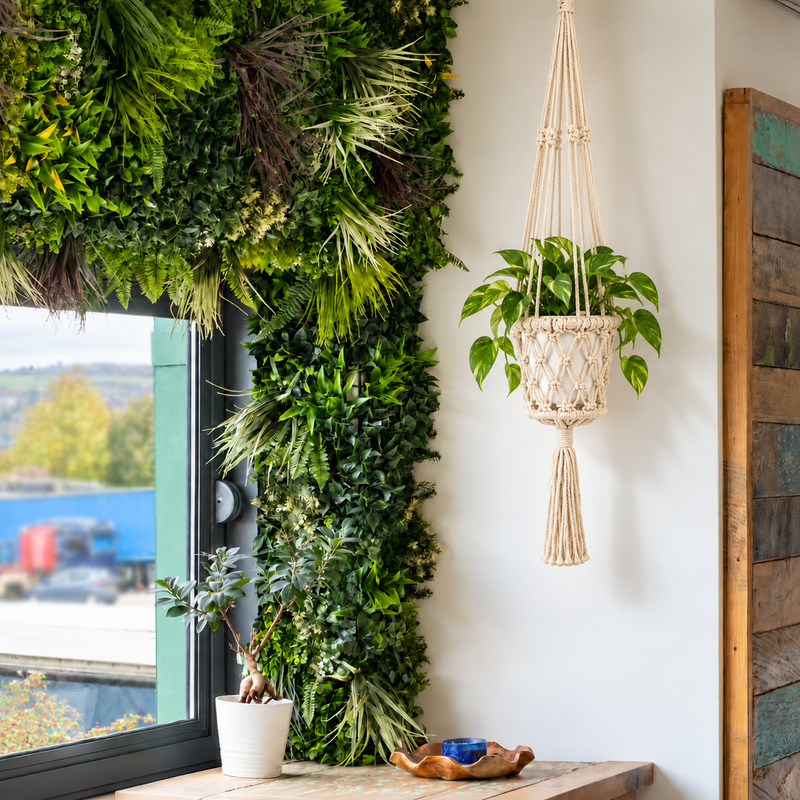Macrame Pot Holder  - Natural