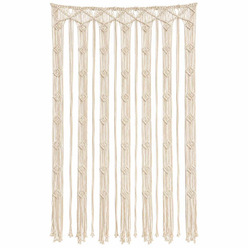 Macrame Curtain - Natural