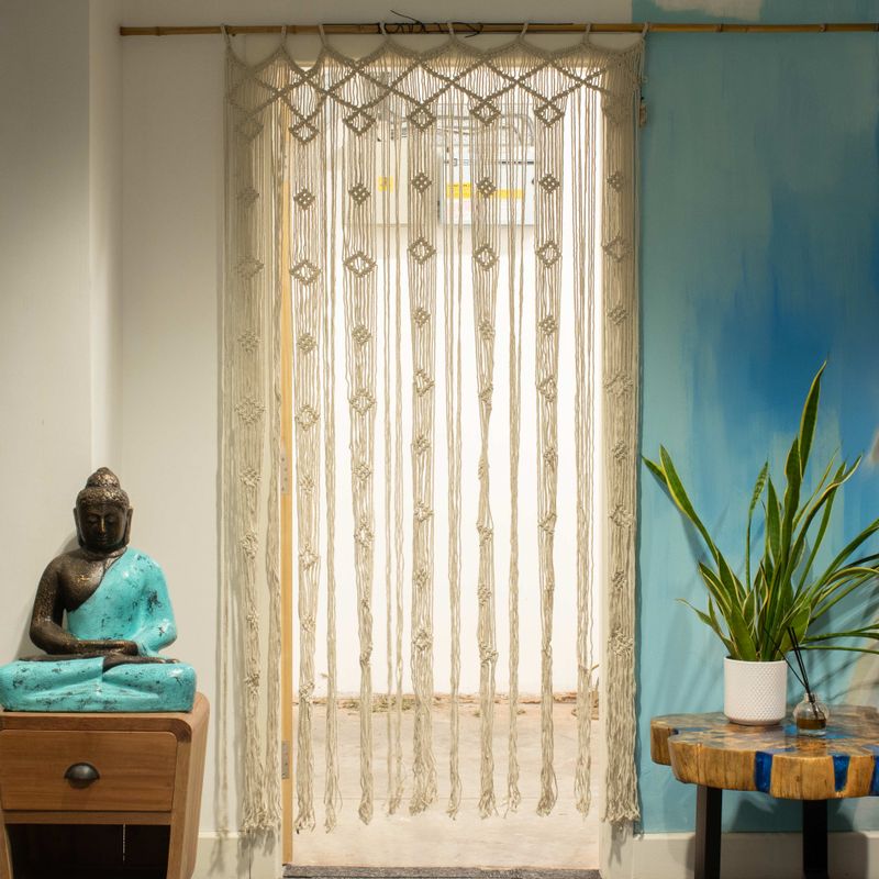 Macrame Curtain - Natural