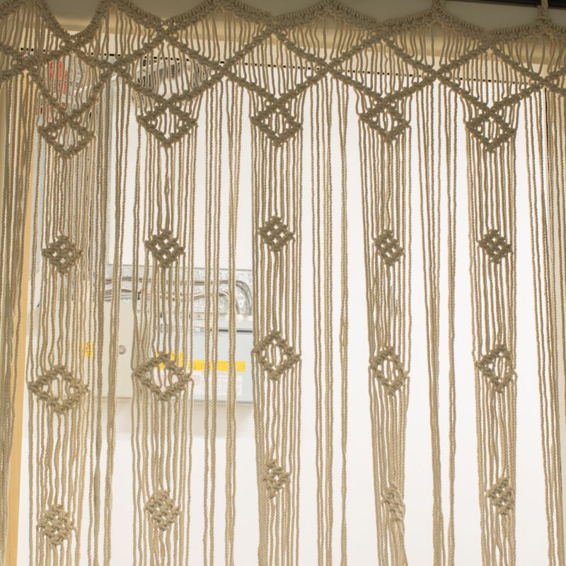 Macrame Curtain - Natural