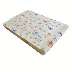 10 x 14 inch Starburst Red & Green Paper Bags