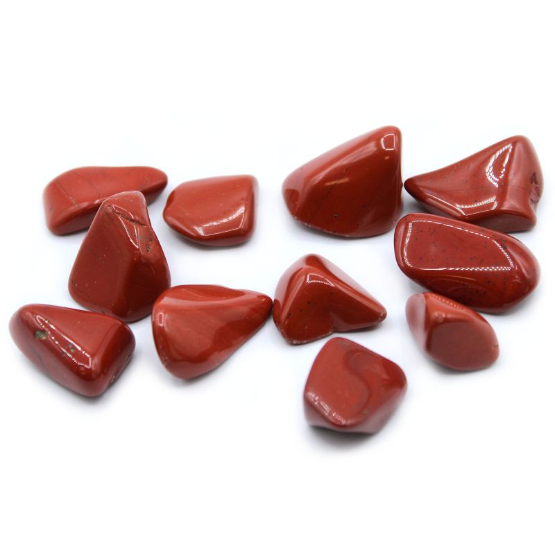 XL Tumble Stone - Jasper - Red