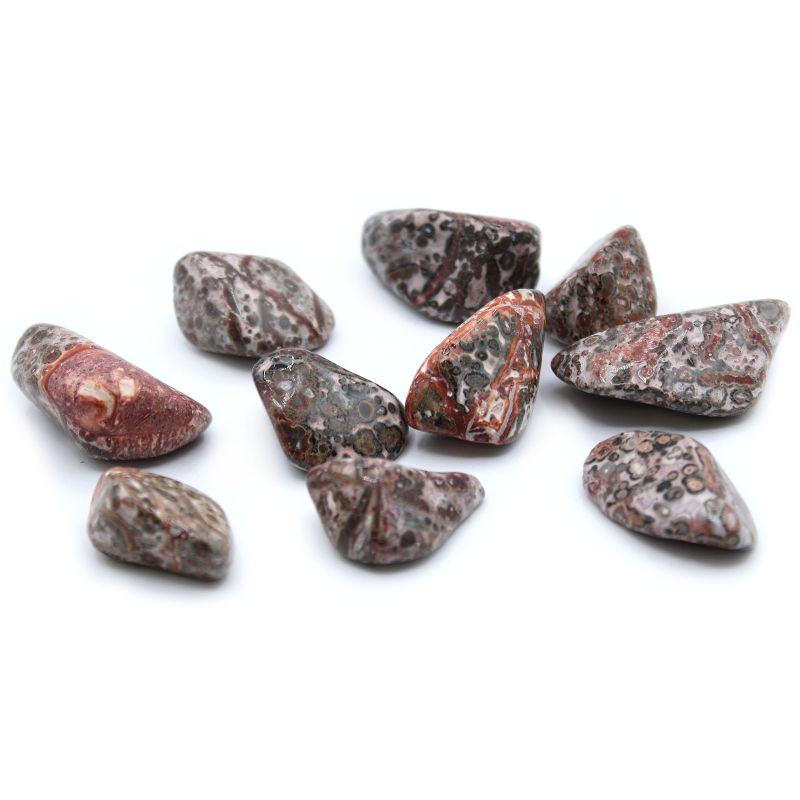 L Tumble Stone - Leopard Skin