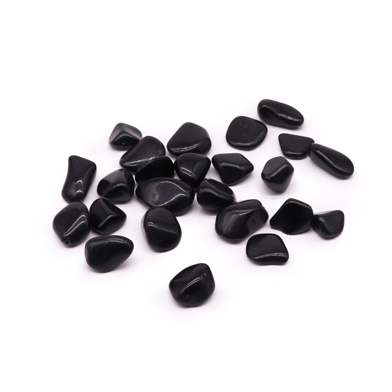 L Tumble Stone - Obsidian Black