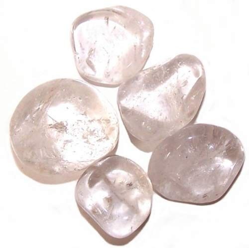 L Tumble Stone - Rock Crystal
