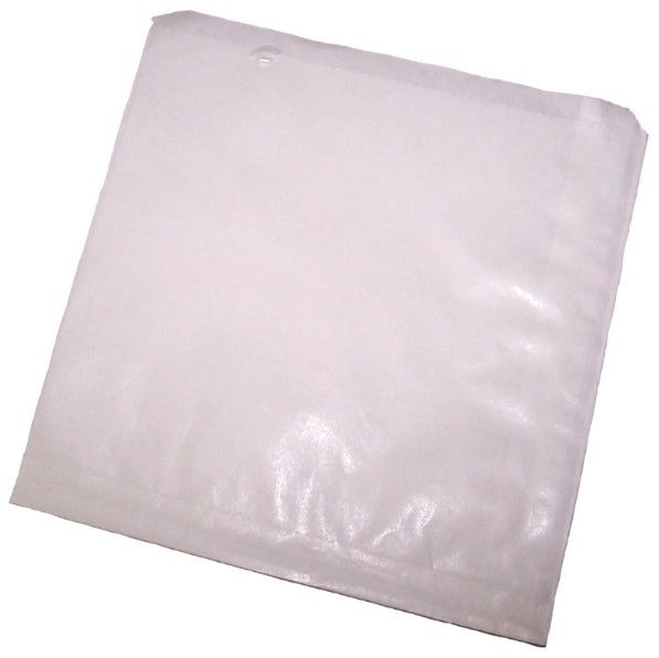 12.5 x 12 inch White Bags
