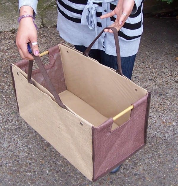 Fold-Flat Jute Gift Box - Oblong - 28x54 cm