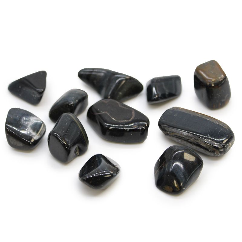 L Tumble Stone - Blue Tiger Eye