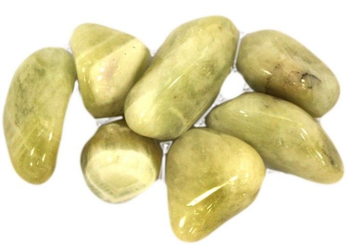 L Tumble Stone - Prasiolite