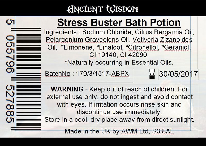 Bag Labels for Stress Buster (4 sheets of 18)