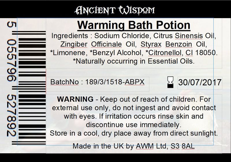 Bag Labels for Warming  (4 sheets of 18)