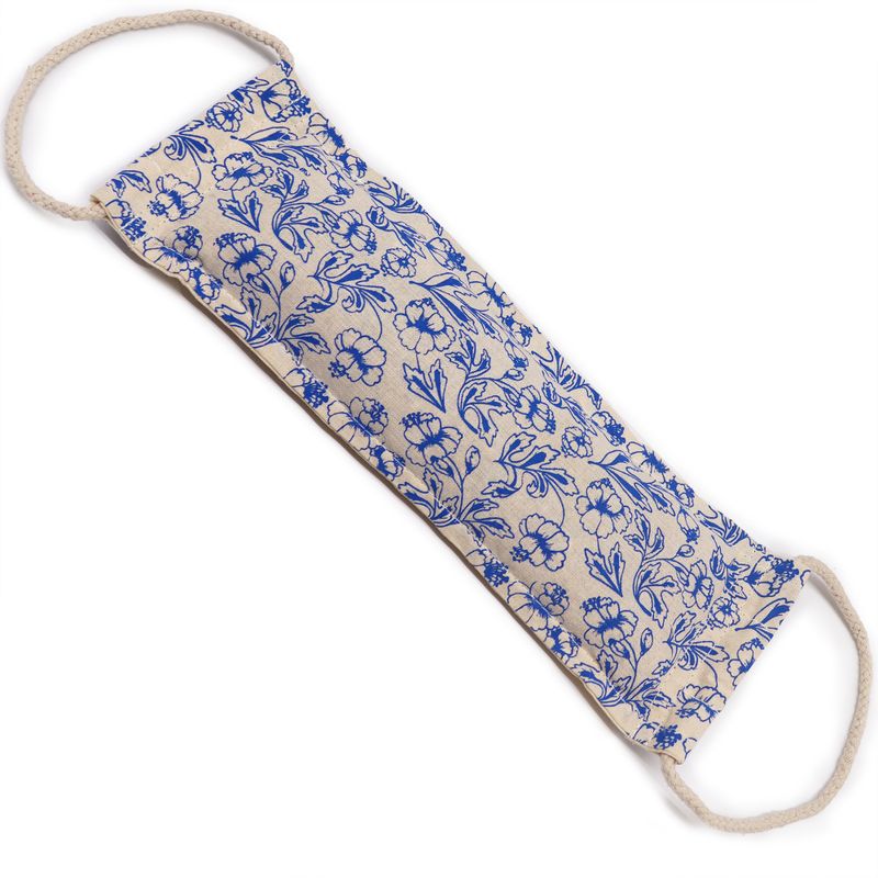 Natural Cotton Wheat Bags - Blue