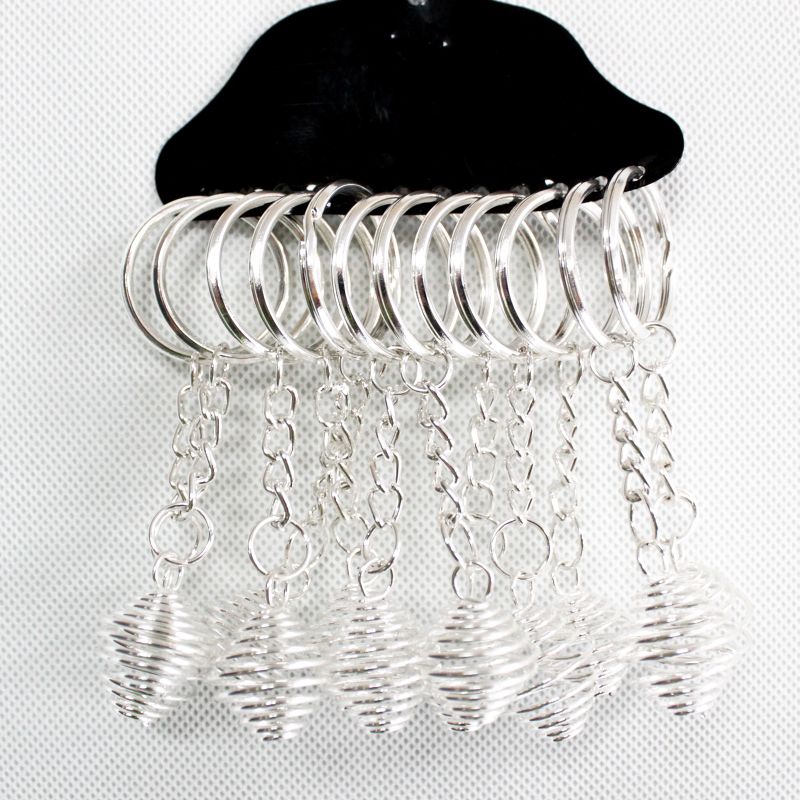 Spiral Cage Key-rings (pack 12)