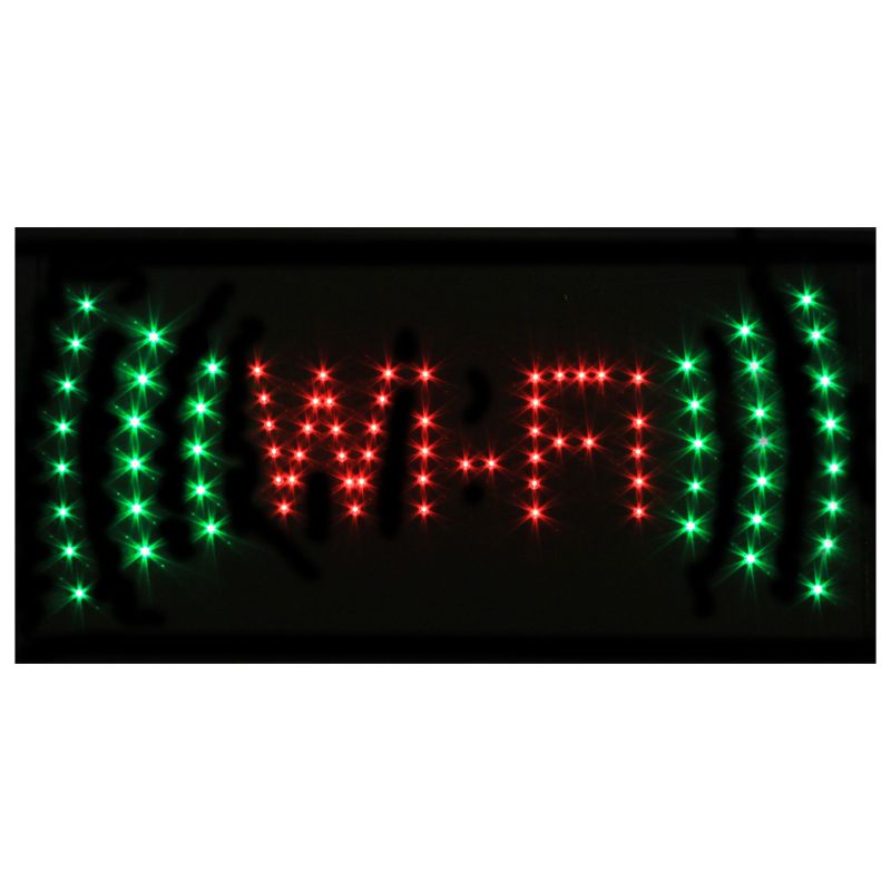 LED Shop Sign - FREE WIFI