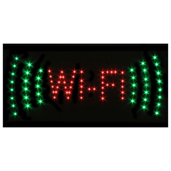 LED Shop Sign - FREE WIFI