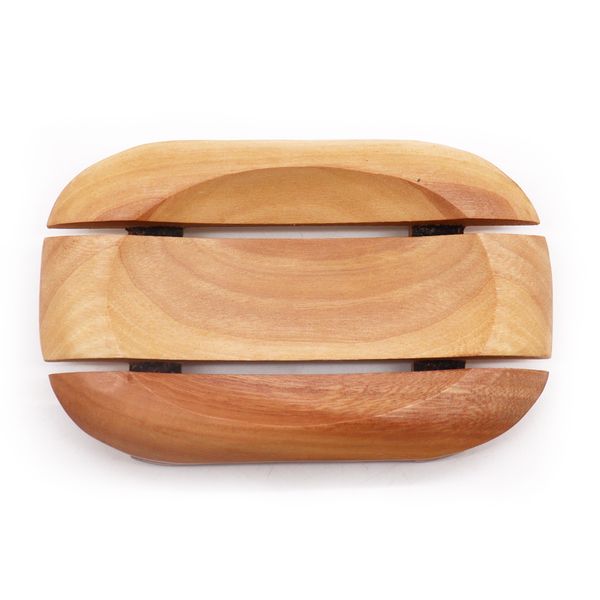 Classic Naseberry Soap Dish - Oval in Rectangle