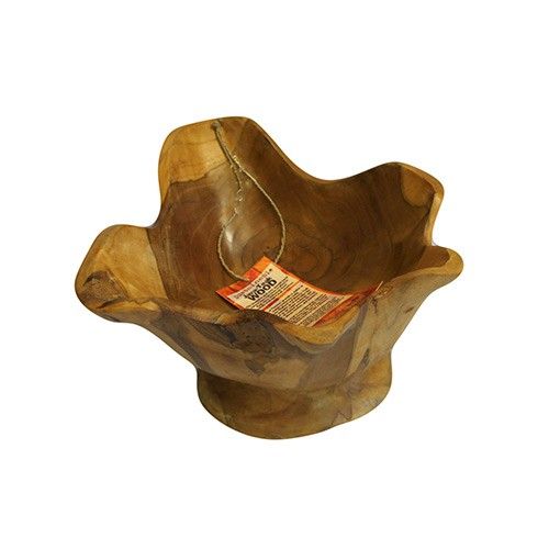 Teak Spiky Finger Bowls Approx. 25cm