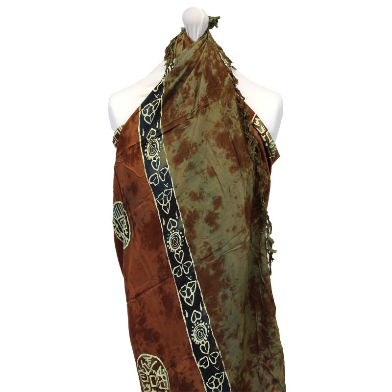 Bali Artisan Sarongs - Lucky Coins (4 Assorted Colours)
