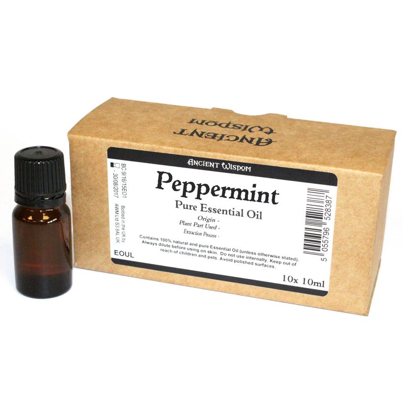 10ml Peppermint Essential Oil Unbranded Label