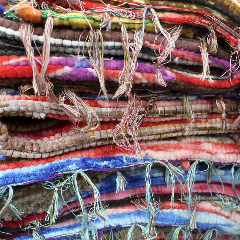 Large Velvet Rug - 105x185cm