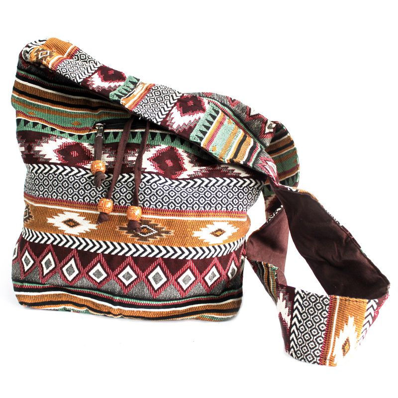 Jacquard Bag - Chocolate Student Bags