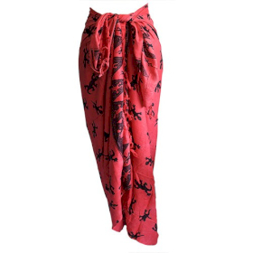 5x Bali Gecko Sarongs - Pink