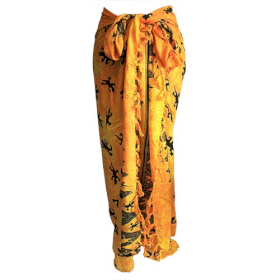 5x Bali Gecko Sarongs - Yellow