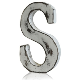 4x Shabby Chic Letters - S