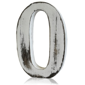 4x Shabby Chic Letters - O