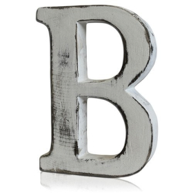 4x Shabby Chic Letters - B
