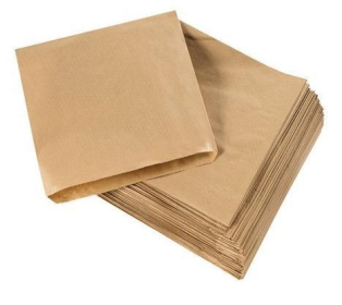 1,000x 7 x 9 inch Kraft Bags