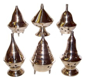 6x Brass Incense Burner