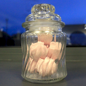 72x Candy Jars - Swirl Ribs - CARTON