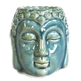 Buddha Oil Burner - Blue