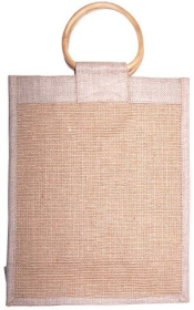 6x Fibre Jute & Cane Handle - Triple