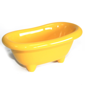 4x Ceramic Mini Bath - Lemon