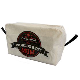 6x Toiletry Bag - Worlds Best Mum