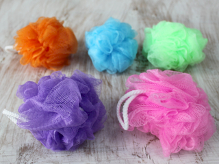 100x Classic Scrunchies 5 asst (display tube) - 40gm