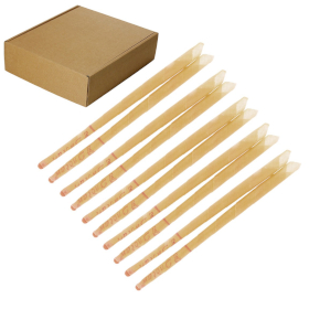 100x CARTON UnScented Ear Candles - Natural