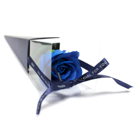 6x Single Rose - Blue  Rose