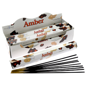 6x Amber Premium Incense