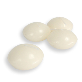 20x Small Floating Candles - Ivory
