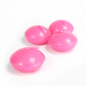 20x Small Floating Candles - Pink