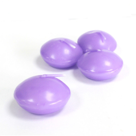 20x Small Floating Candles - Lilac