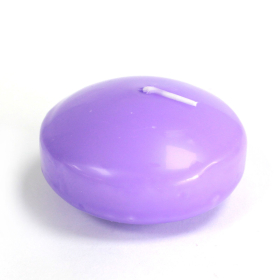 6x Large Floating Candles - Lilac
