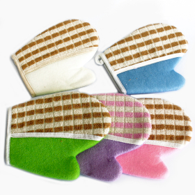 6x Luxury Jute Glove - Assorted