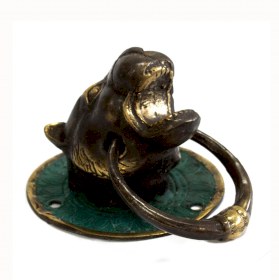 Brass Door Knocker - Tiger Head