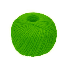 6x Jute 3 Ply Twine Green
