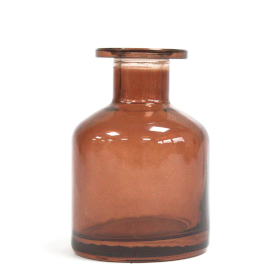 6x 140 ml Round Alchemist Reed Diffuser Bottle - Brown