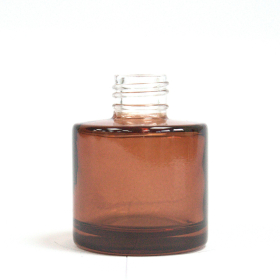 6x 50 ml Round Reed Diffuser Bottlle - Amber